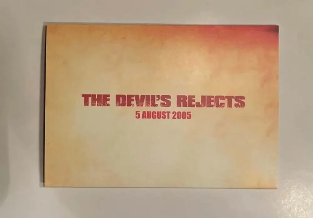 RARE The Devils Rejects 2005 Movie Promo Fold Out Card Rob Zombie ~ FREE SHIP!